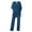 Blue-b, variant on Women's Gradient Color Round Neck Casual Loose Long Sleeve Top And Pants Set Pant Suits for Women Dressy plus Size Formal Pants Women Petite Janitor Suit for Women Tracksuit for Women Pant Suits for