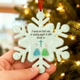 thumbnail image 5 of ToyKingdee Religious Friendship Snowflake Sea Glass Ornament，Handmade Sea Glass Ornaments, Christmas Tree Snowflake Decorations,Seas Glass Art Pieces to Give As Gifts to Close Friends., 5 of 8