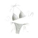 thumbnail image 1 of Tankini para mujer, bikini playero de rayas de color liso, moderno y transpirable, conjunto de dos piezas, traje de baño de dos piezas para mujer, trajes de baño tankini para mujer, traje de baño de 2, 1 of 5
