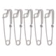 thumbnail image 2 of Fácil, rápido, Señuelo Snap 5pcs Clips de Línea Larga Conectores de Pesca en el Mar Giratorios A Presióni Hebilla para Colgar Con ojo Cerrado Herramienta de Pasador Rápido,, 2 of 7
