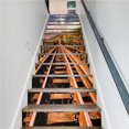 thumbnail image 3 of uds./13 uds. Pegatinas para escaleras con paisajes de cascada, decoración para escaleras, calcomanías autoadhesivas de vinilo para tapicería de escaleras, papel tapiz 3D, 3 of 5