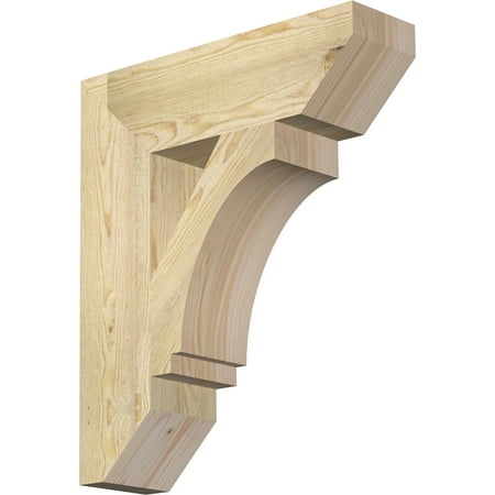 

Ekena Millwork 6 W x 22 D x 26 H Imperial Slat Rough Sawn Bracket Douglas Fir