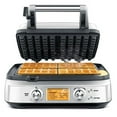 thumbnail image 3 of Breville BREBWM640XL 4 Slice Waffle Maker, silver, 3 of 4