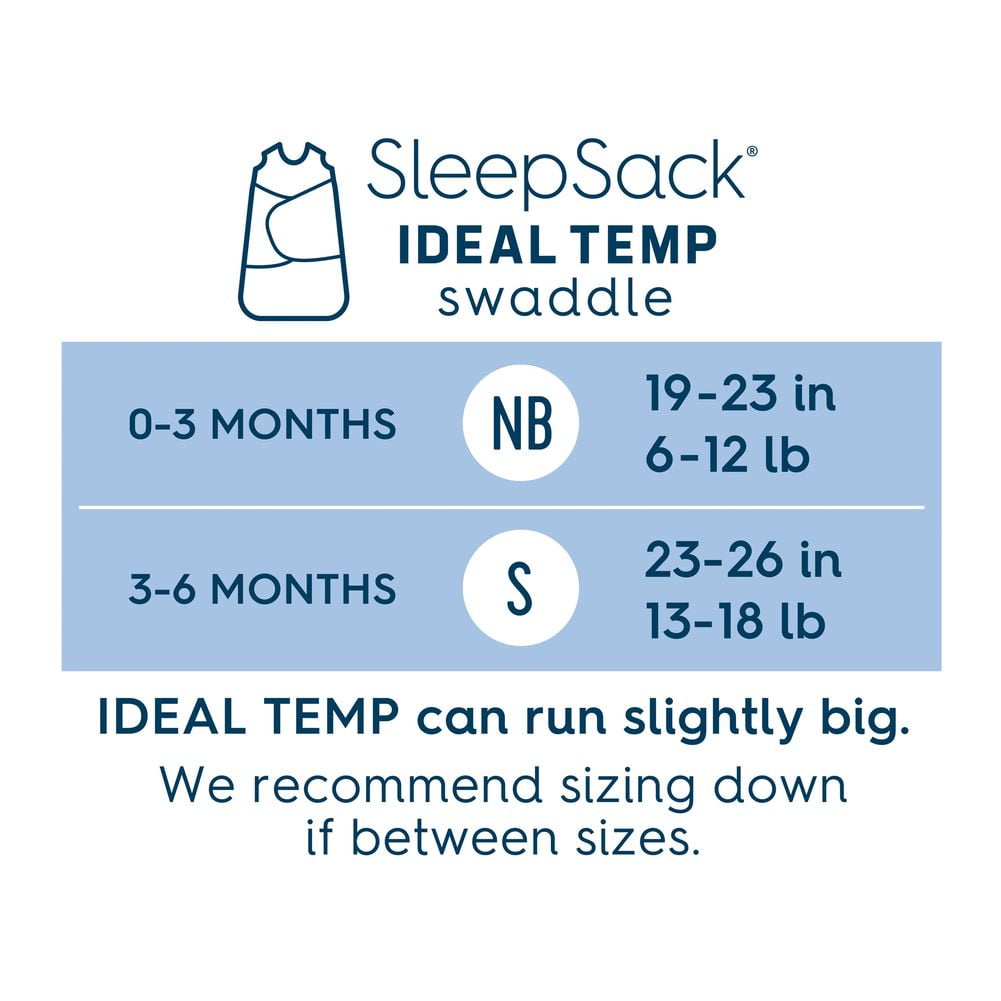 Halo sleep swaddle sizes sale