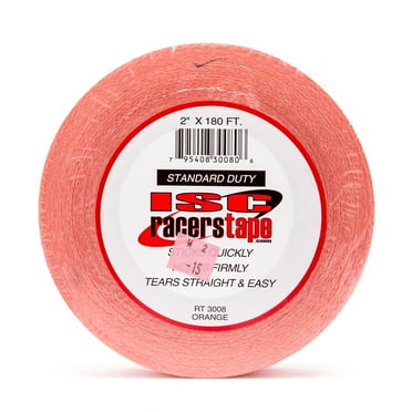 ISC Racers Tape RT3008 ISC Standard-Duty Racer's Tape: 2" x 60 yd, Orange