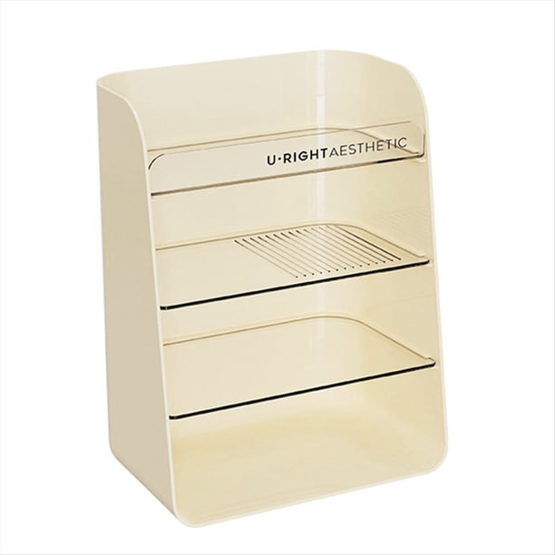Organizador de Maquillaje de Múltiples , Estante Organizador de Cosméticos de Encimera Estable con Partición Desmontable de Gran Capacidad para Habitación