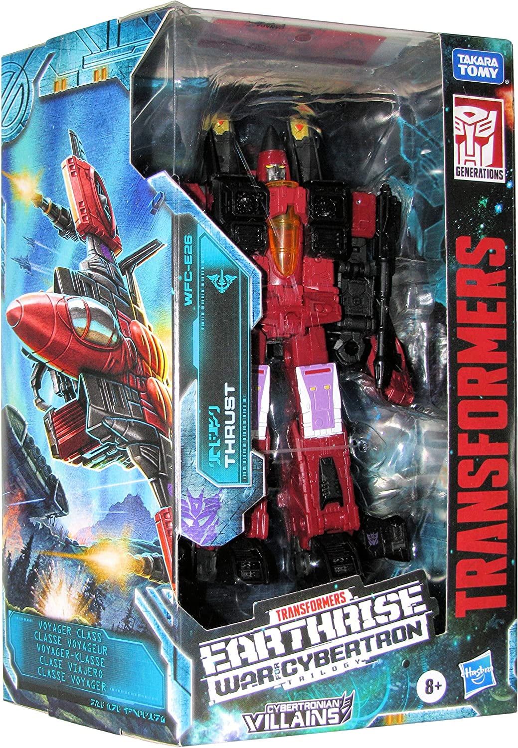 Transformers War for Cybertron: Earthrise WFC-E26 Thrust 7” Action Figure, 8+