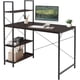 thumbnail image 1 of SELECTSHOP Escritorio con Repisa para Computadora o Laptop Diseño Minimalista Mesa Moderna con Estructura Resistente Mueble para Casa o Oficina Resistente Soporta hasta 120 Kg (Negra), 1 of 9