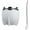 white, variant on Wiywef 280ml Double Wall Stainless Steel Yerba Mate Cup with Filtered Straw for Indoor Family Use