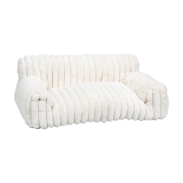 Cute Couch For Sofa With Premium Soft Corduroy Fleece Fuzzy Supportive Chair For Indoor