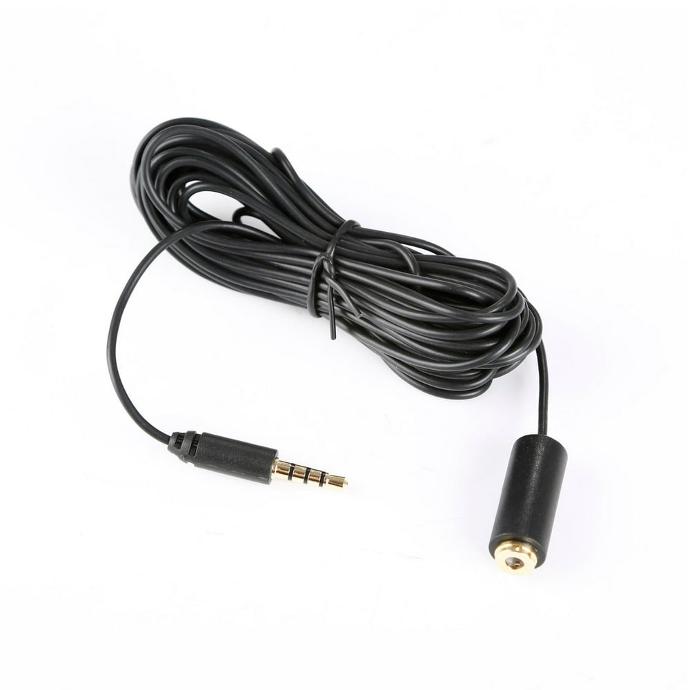 Movo 20'(6m) TRRS Female 3.5mm to Male Microphone Extension Cable for