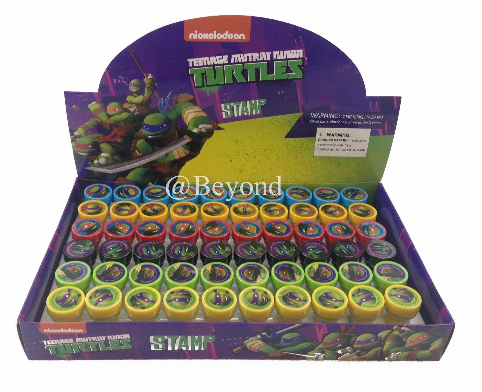 61 PCS Ninja Turtles Self-inking Stamp Birthday Party Favors Stampers