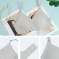 thumbnail image 7 of Everyday Bras for Women Women Bras plus Size Pack Bra for Women Pack Sports Bra Pack for Women Strong Support Sports Bras for Women Sports Bra Padded Light Sports Bra Womens Sports Bras Light Gray M, 7 of 7