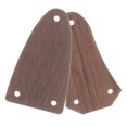 thumbnail image 4 of Shisuyan Electric Guitar Truss Rod Covers Light Brown Wood 2Pcs 5.2x3in, 4 of 9