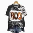 thumbnail image 5 of TOWED22 Halloween Tie Dye Boo Shirts for Women Funny Halloween Ghost Tshirts Fall Spooky Pumpkin Gift Top(Black,5XL), 5 of 5