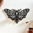 thumbnail image 4 of Corner Shelf Wall Corner Shelf Crystal Display with Butterfly Moth Shape, Wooden Wall Mounted Shelf Floating Shelves for Bathroom Kitchen Office Living Room, Women Aesthetic Witchy Gift (A), 4 of 5