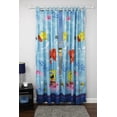 thumbnail image 2 of 2pc Spongebob Squarepants Long Drapes Catch Me Spongebob Window Curtain Panels, 2 of 3