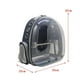 thumbnail image 2 of Mochila de transporte jinwen para mascotas con bandeja de alimentación 360 grados, 2 of 8