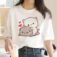 thumbnail image 4 of Camiseta con estampado de melocotón y Goma para mujer, camisetas divertidas de Manga, ropa japonesa Y2k, 4 of 4
