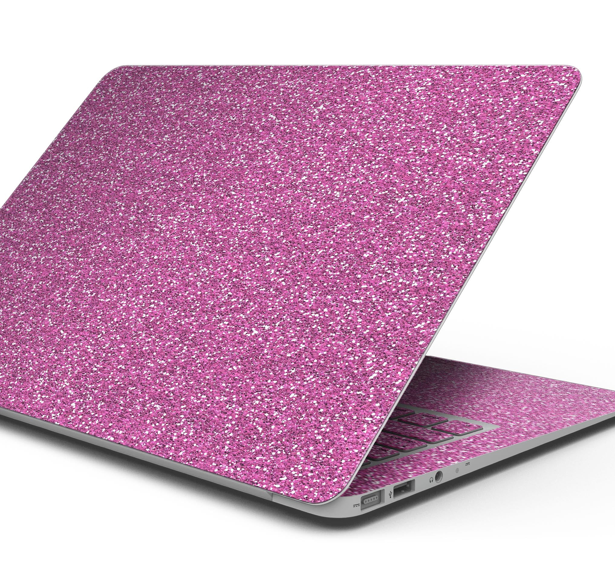 Bright violet-pink paint stains Macbook case for new Pro Mac Laptop 13 2019 and MacBook Air 13   natural stone A1466 bright marble A2141