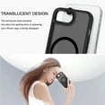 thumbnail image 7 of GAOBAO Magnetic Case for iPhone 16e, Compatible with MagSafe, Skin Feel Shockproof Anti-Fingerprint Protective Cover for 6.1", Black, 7 of 7
