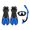 Blue, variant on 180 Degree Panoramic Snorkels Face Cover Goggles Scubas Diving Snorkeling Freediving Swimming Glasses Diving Snorkels Fa