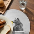 thumbnail image 3 of Funny Bears Round 13 Inch Placemats Set of 8, Cute Art Vintage Lovely Animals on Bathtub HeatResistant Non Slip Place Mats for Dining Table, Wipeable Braided Kitchen Table Mats for Housewarming, 3 of 9