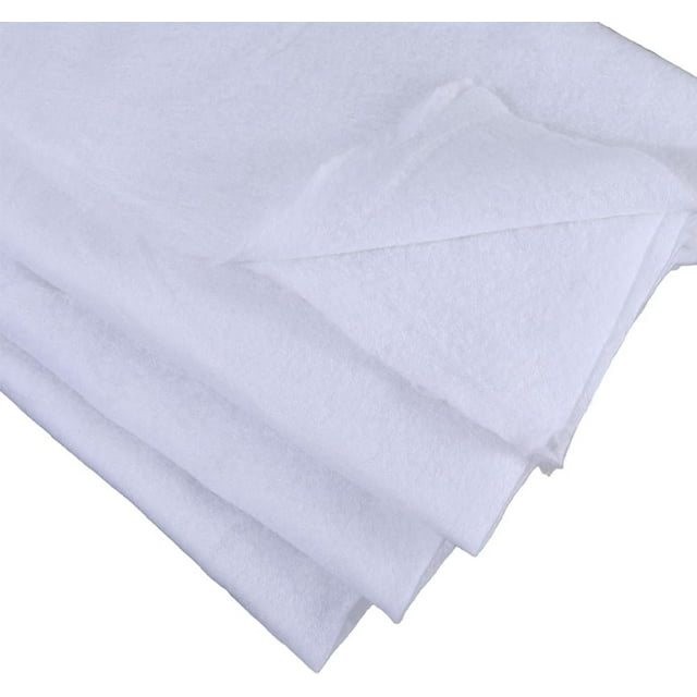 63 Inch 2 Yards White Quilt Batting Polyester Wadding Fiberfill Upholstery Fiber Quilting Stuffing Wrapping Fabric for Sewing Making Pillows Cushion Interior Decoration DIY Craft Supplies