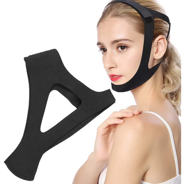 Correa de soporte de mandíbula, cinturón de elevación facial universal para hombres y mujeres
