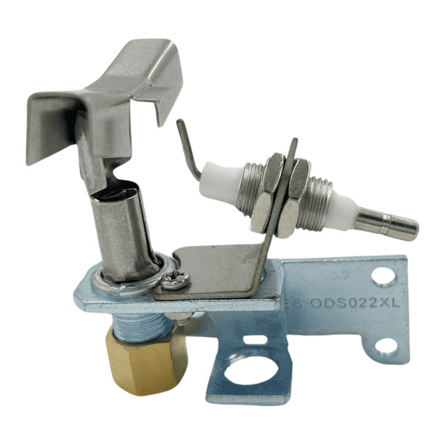 Gas Frying Furnace Accessories Bare Fire Fire Component with Ignition Needle Bracket, Fire Heads Long Fire Accessories