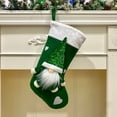 thumbnail image 2 of Xuniizn Christmas Stockings Bulk, Assorted Festive Xmas Stockings for Fireplace Mantel Decor, Traditional Holiday Ornaments, Christmas Decorations for Home, Cloth, Green, 2 of 4