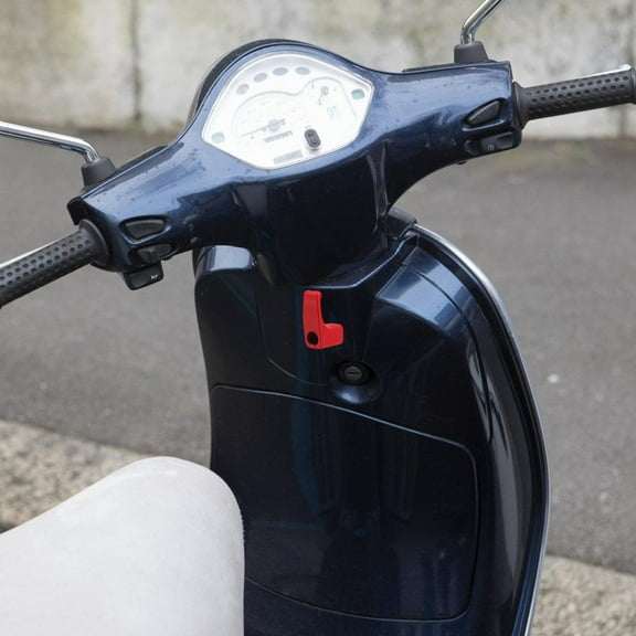 IDEANATEGRATE 1Pcs Red Aluminium Alloy Motorcycle Universal Hook For Bike Hanger Sleek Design