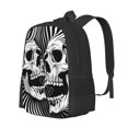 thumbnail image 1 of Fotbe Psychedelic Skull Illusion Art Pattern Student Backpack –School backpack Large Capacity Durable and Ergonomic Backpack with Laptop Compartment and Multiple Pockets, 1 of 6