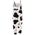 thumbnail image 4 of Toddler Girls Cow Print Jumpsuit Sleeveless Overalls Kids Spaghetti Strap Pants with Pockets Brown 3 5-6 Years, 4 of 9