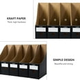 thumbnail image 4 of 5 Pcs Supports de Rangement pour Fichiers pour Magazines de Bureau Boîtes de Rangement, 4 of 8