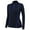 Navy, variant on Active Womens Tops Women Zipper Yoga Long Sleeves Sportswear Fitness Running Slim Stand Collar Fashion Sweater Blouse Top Women Tunic Sweater Polyester Red L