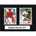 thumbnail image 1 of C&I Collectables 68DEVERS 6 x 8 in. MLB Rafael Devers Boston Red Sox Two Card Plaque, 1 of 1