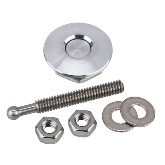 Quik Latch QL-25-S Mini Quick-Latch, Brushed Aluminum