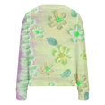 thumbnail image 4 of Cárdigan informal para mujer, chaqueta con botones estampados, abrigo de moda, blusa de poliéster para mujer, 4 of 5