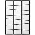 thumbnail image 1 of HOMCOM Folding Room Divider, 3 Panel Privacy Screen for Home Office, White, 1 of 10