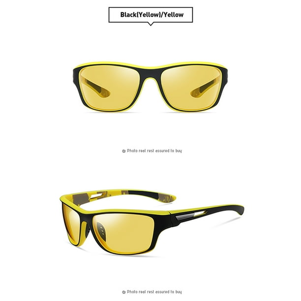 Gafas De Sol Polarizadas Pesca Gafas de sol polarizadas Hombres Mujeres Conducción Ciclismo Gafas de visión nocturna (D)
