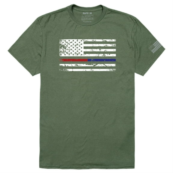 Tac.Graphic T, TRL/TBL Dual Flag,OLV, 2X
