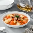 thumbnail image 5 of vancasso Pasta Bowls, Porcelain Salad Bowls Set of 6, Large White Serving Bowls, Soup Bowls, 40oz, 5 of 7