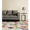 thumbnail image 2 of Fariza Modern Geometric, Red/Green, 8' x 11' Area Rug, 2 of 4
