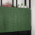 thumbnail image 6 of Dark Green Valances for Windows Farmhouse Kitchen Curtains Valances Rod Pocket Valance Curtains for Kitchen Windows Vintage Country Farmhouse Minimalist Color Window Valances for Bathroom 42"x18", 6 of 6