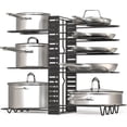 thumbnail image 1 of Kitchen Pot Rack,Multi Layer Pot Shelf Pot Lid Holder Pot Rack Organizer Striking Appearance, 1 of 6
