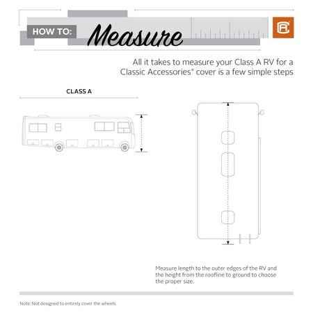 Classic Accessories Over Drive PolyPRO™3 Deluxe Extra Tall Class A RV Cover, Fits 37' - 40' RVs