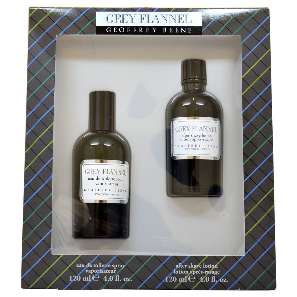 Grey Flannel by Geoffrey Beene for Men 2 Pc Gift Set 4oz EDT Spray