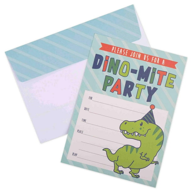 GSM Brands Invitations for Boys Birthday Party 20 Cards with