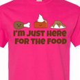thumbnail image 4 of Inktastic I'm Just Here for the Food T-Shirt, 4 of 5